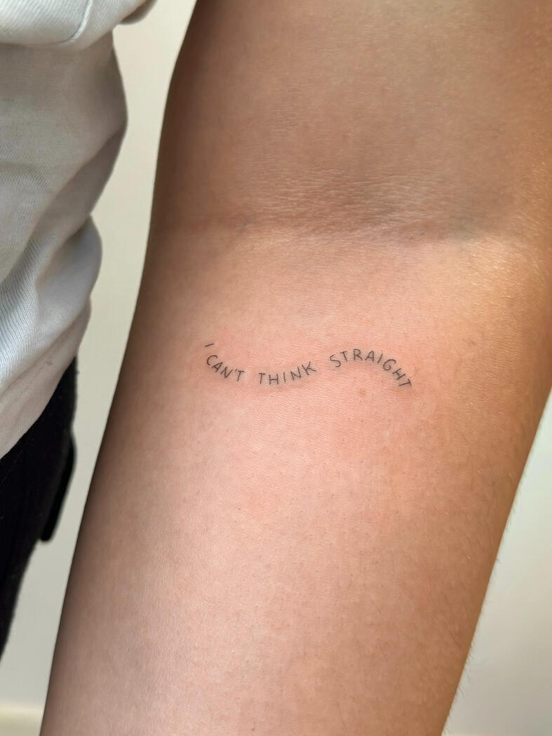 Fine line wlw tattoo by queer artist in lisbon